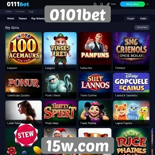 Análise dos jogos disponíveis no 0101bet
