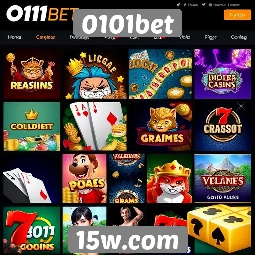 0101bet destaca-se pela variedade de jogos disponíveis