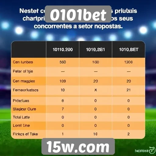 Comparativo entre 0101bet e concorrentes do setor