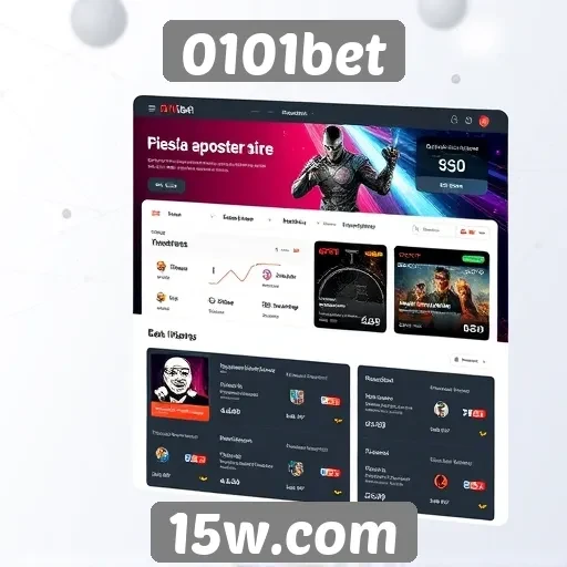Interface do usuário do site 0101bet é intuitiva